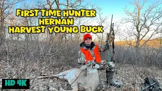 First time hunter Hernan Harvest young buck 