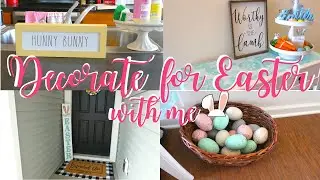 2021 EASTER DECORATE WITH ME I Easter Decor ideas