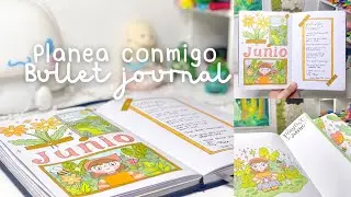 Bullet Journal Junio 🐝✨ | Planea conmigo!