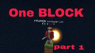 Minecraft One block Series Part 1 | Hindi |