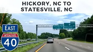 Hickory, NC to Statesville, NC via Interstate 40 East