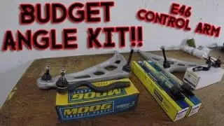 BEST CHEAP ANGLE KIT FOR DRIFTING ( e46 control arm swap ) ( Jordan's drift e36 )