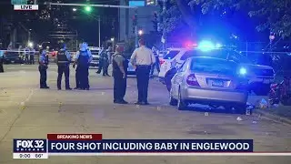 At least 4 shot, including baby on Chicago's South Side