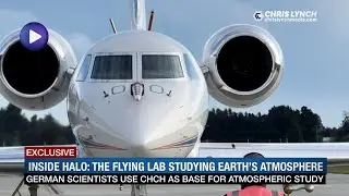 #EXCLUSIVE: Step aboard the German HALO aircraft in Christchurch
