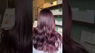 Plum hair obsession at our Aveda salon #somerset