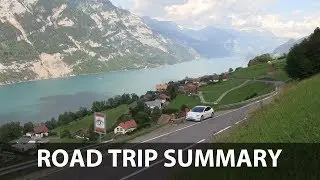 Europe road trip 2019 summary