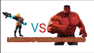 MCOC CGR SOLO EX RED HULK LABYRINTH OF LEGENDS