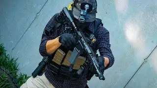 Airsoft gun  Games playedจัดไปกองทัพเด็ก#Aeroknox AX-15 #mws#airsoft