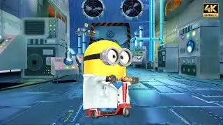 Despicable Me Minion Rush Gru's Lab (Special Mission) with Lab Coat Minions | iOS 4K 60FPS