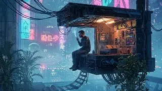 Cyberpunk Blues | A Sad Lofi & Dark Ambient Mix for Sleep, Study, or Late Night Drives