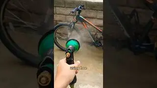 cleaning my bike #bike #washing #satasfying #phonk