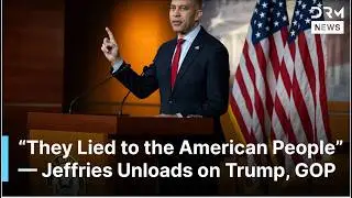 FULL PRESSER: Jeffries Slams Trump, GOP Over Healthcare Cuts, ICE Funding, Rising Costs | AC1G