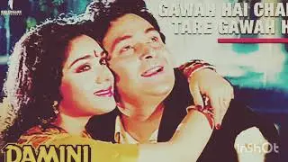 Gawah Hai Chand Tare - Damini l Rishi Kapoor, Meenakshi l Kumar Sanu,Alka Yagnik l 90s Hits 