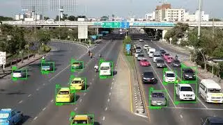 Traffic Counting and Tracking - Dense road