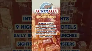 Australia Tour Package 2025 | 9 Nights 10 Days Holiday Trip | Best Package#australia #travel