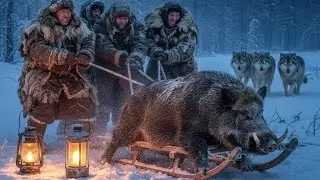 Hunting Monster Wild Boar in -71&deg;C (Yakutia Life) | Frozen Survival Stories