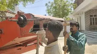 Swaraj 8100ex combine harvester 2025 repair part 1 #chotaalivlogs @CelineDept @MrBeast 