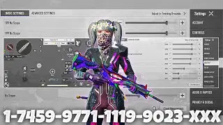 NEW UPDATE 4.3🔥BEST SENSITIVITY CODE + CONTROL SETTINGS BGMI/PUBG MOBILE