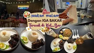 Review makanan direstoran yang ada di perbatasan indonesia dan Malaysia! Iga bakar terenak dihidupku