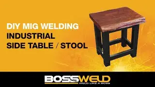 DIY Industrial Side Table / Stool