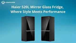 Haier 520L Mirror Glass Fridge : Style Meets Performance with 85% Convertible Space !