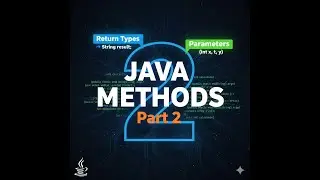 Java Methods Part 2: Return Types, Parameters