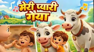 Gaiya Meri Aati Hai | Hindi Rhymes collection for Children | Screentak 