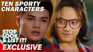 Top 10 Sporty Characters from Star Cinema | Stop, Look, and List It!