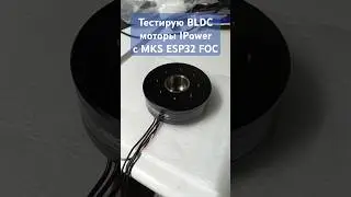 IPOWER GM6208 тестирую BLDC моторы для нового проекта #gimbal #diy #make #FOC #esp32