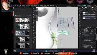 Digital fashion design: Pumpkin and Pearls 1