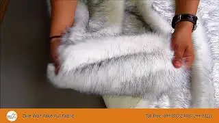 Dire Wolf Fake Fur Fabric