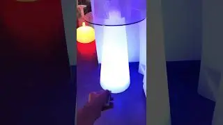 The LED furniture looks flat, after connecting the power, the party atmosphere is full! #party
