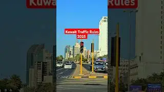 Kuwait Traffic #trafficlaws, #speedlimit, #road.