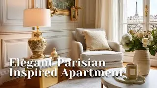 Elegant Parisian Inspired Apartment | Timeless French Decor in a Small Cozy Space