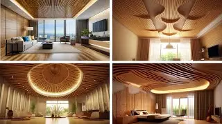 Modern Bamboo Ceiling Design Innovation 2024