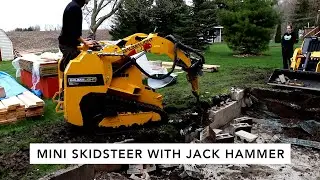 Baumalight Mini Skidsteer Jack Hammer Demolition