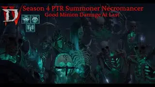 Summoner Necromancer! Diablo 4 PTR Full Build Breakdown and Guide