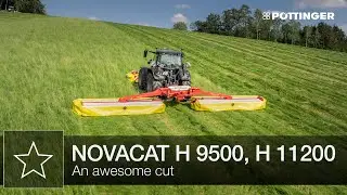 NOVACAT H 9500, H 11200 mower combinations – Highlights | PÖTTINGER