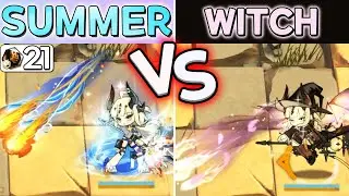 Reed The Flame Shadow 「Summer Flowers」 Skins Comparison [명일방주/Arknights/アークナイツ]