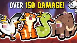 Seagull+Popcorns Makes Snake SNIPE EVERYTHING In Super Auto Pets!