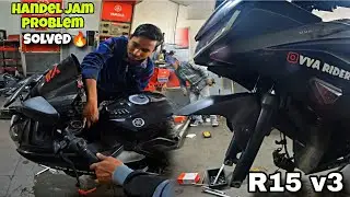 R15 v3 cone set change ||  yamaha R15 handling problem solved || Race ball kit