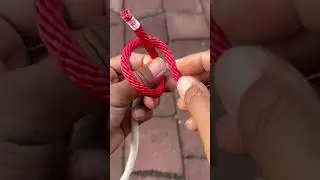 Newly learned rope splicing method