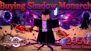Buying Shadow Monarch in Anime Dimensions!🟣