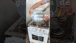 como remover gordura do fog&atilde;o com &aacute;gua quente #fog&atilde;o #gordura #dicas #limpeza #lavar