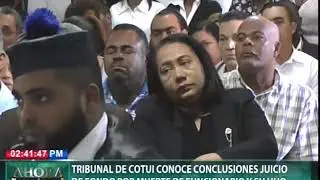 Cotuí court hears closing arguments in trial for the murder of an official and his son