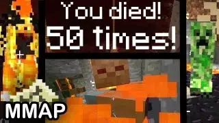 Minecraft: 50 DEATHS in 4 MINUTES! (100)