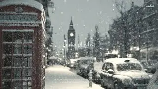 [Playlist] Заснеженные улицы❄️ London Acoustic Chill Pop | Для учебы и прогулок | Релакс