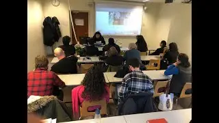 Daniel Rojas Pachas exposición sobre Enrique Lihn en la Universidad de Helsinki