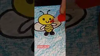 Bumble Bee 🐝#easydrawing #kids #shorts #trending #youtubeshorts #shortvideo #art #fun #drawing #bee