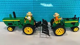 Custom LEGO vintage John Deere tractor. Another custom tractor for my farm display.